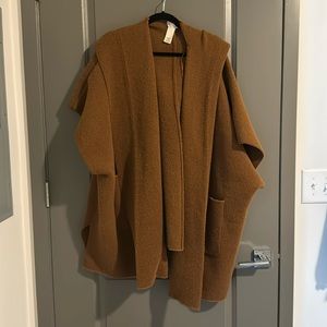 Free People Hooded Cape